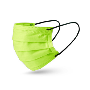 3-Ply Disposable Face Mask (Neon Lime)