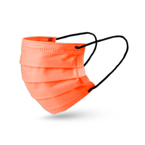 3-Ply Disposable Face Mask (Neon Orange)