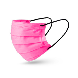 3-Ply Disposable Face Mask (Neon Pink)