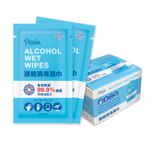 Alcohol Wet Wipes (with Tea Tree Oil)