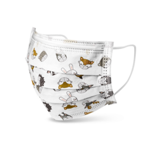 3-Ply Disposable Face Mask (Fox and Rabbit)
